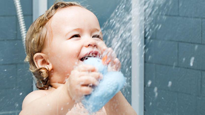 shower child